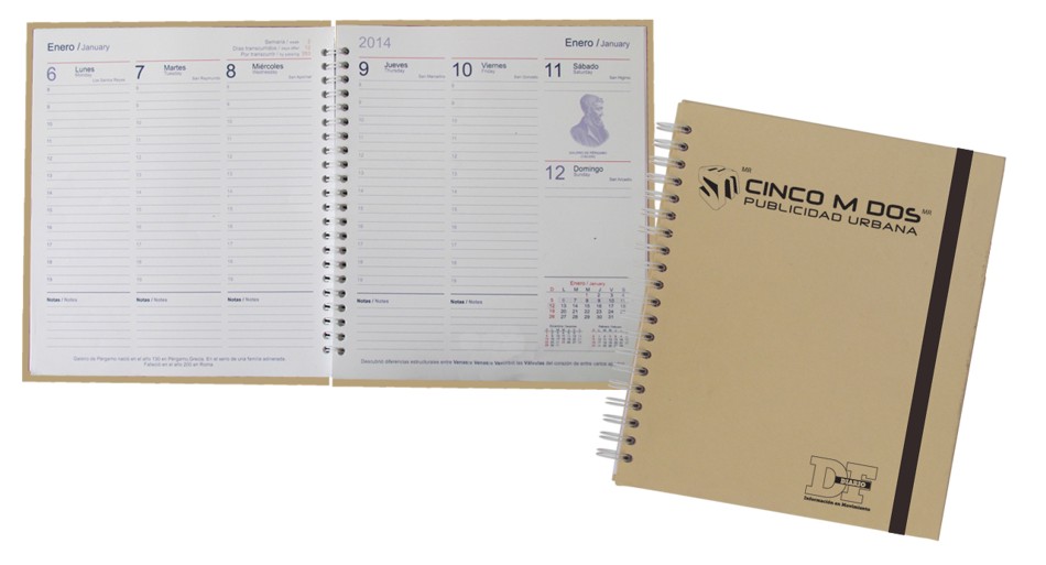 AGENDA ECO 12 CON LIGA - Cuadernos Ecológicos