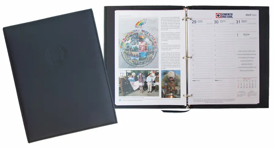 Agendas con herraje, Agenda con diseño especial, Agenda con logo personalizado
