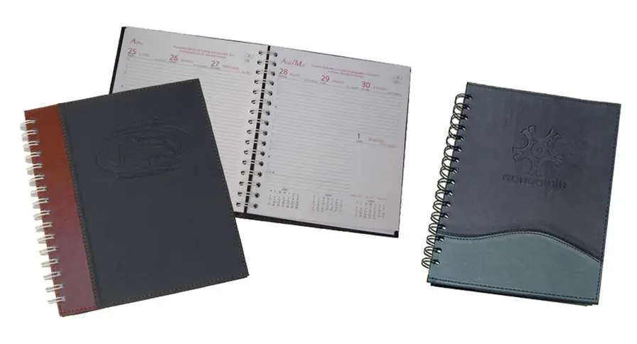 Agenda diaria, Cuaderno pasta dura