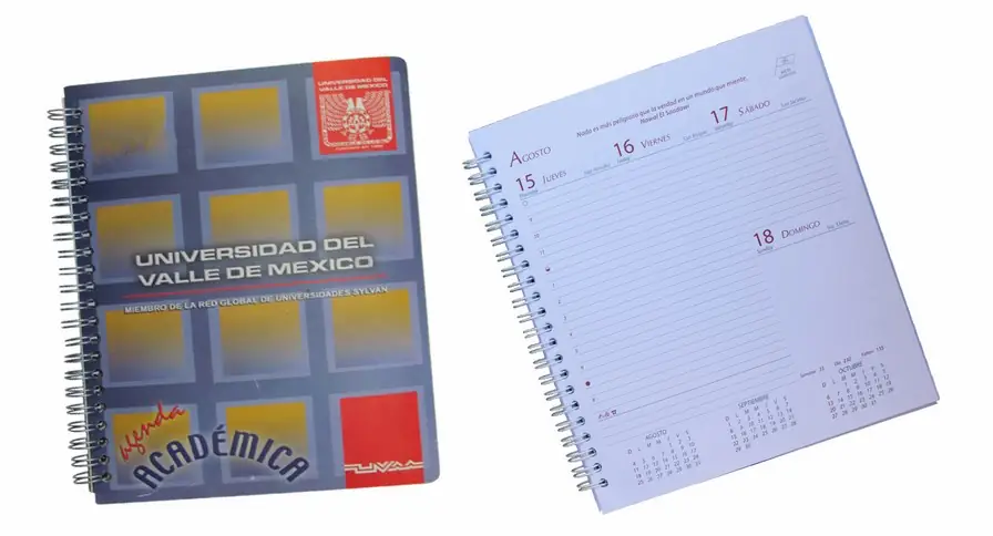 Agenda diaria, Cuaderno pasta polipropileno