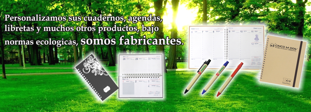 Agendas ecológicas personalizados
