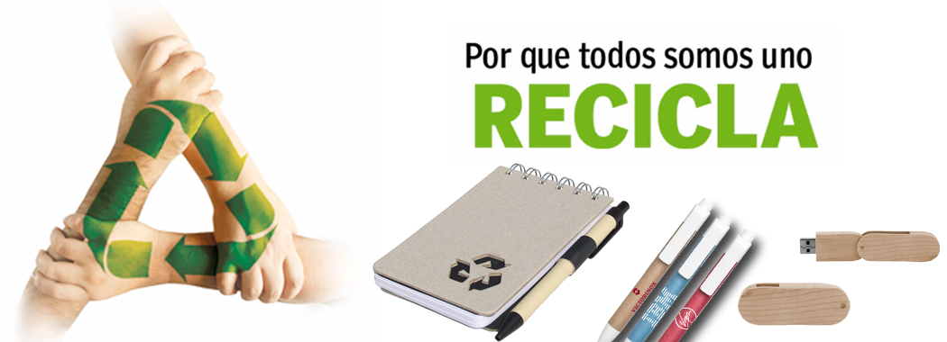 Cuadernos ecológicos personalizados